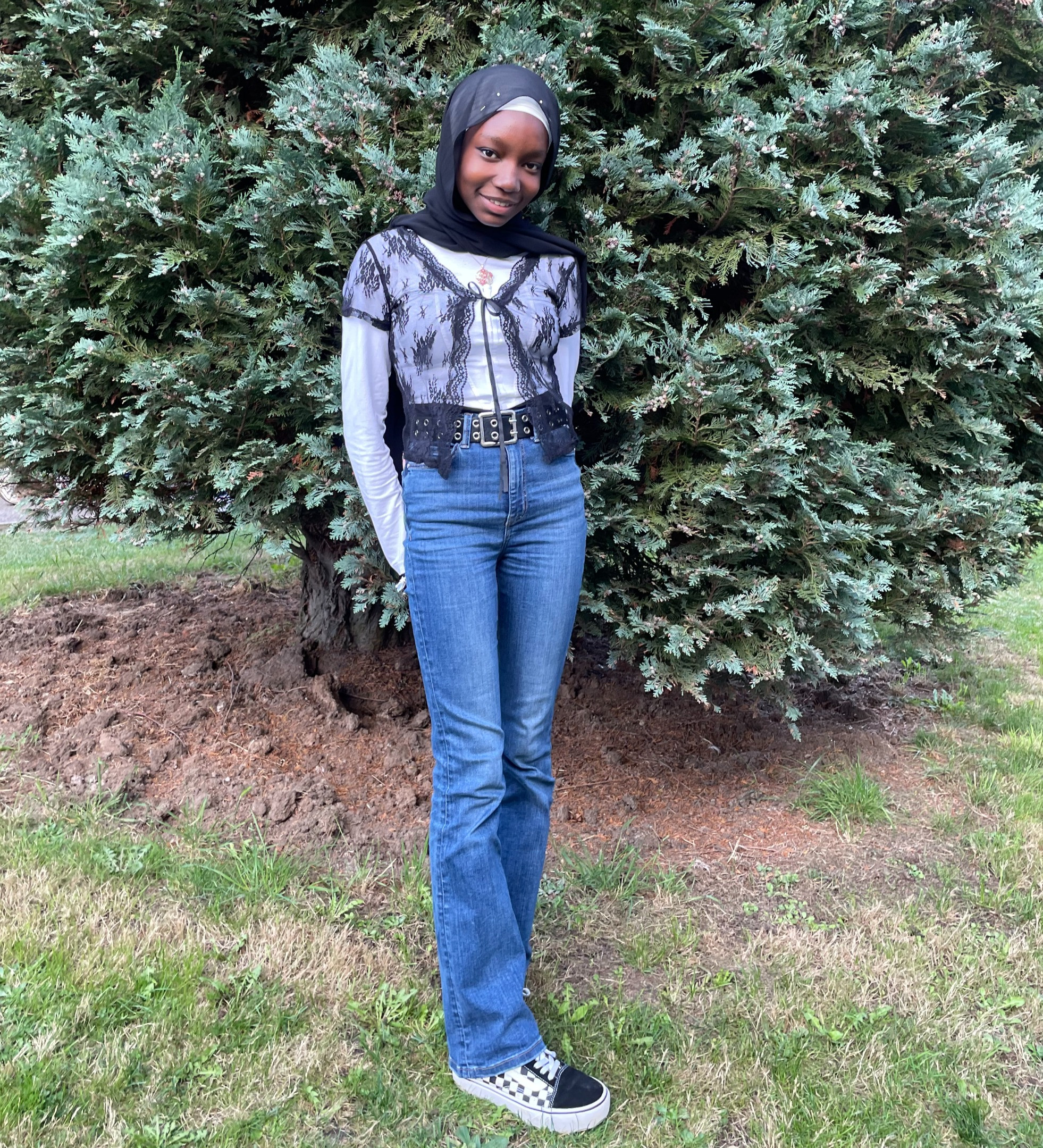 Flared Blue Jeans