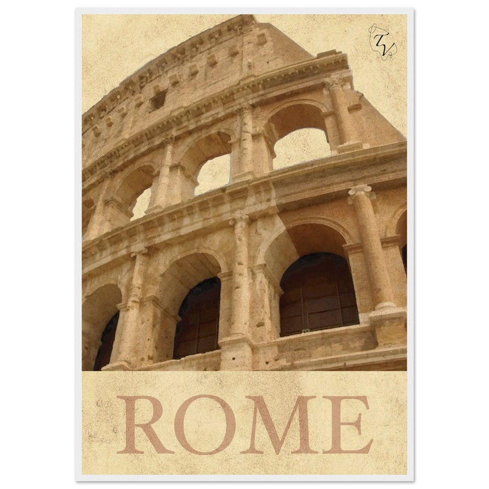 Rome Travel Poster