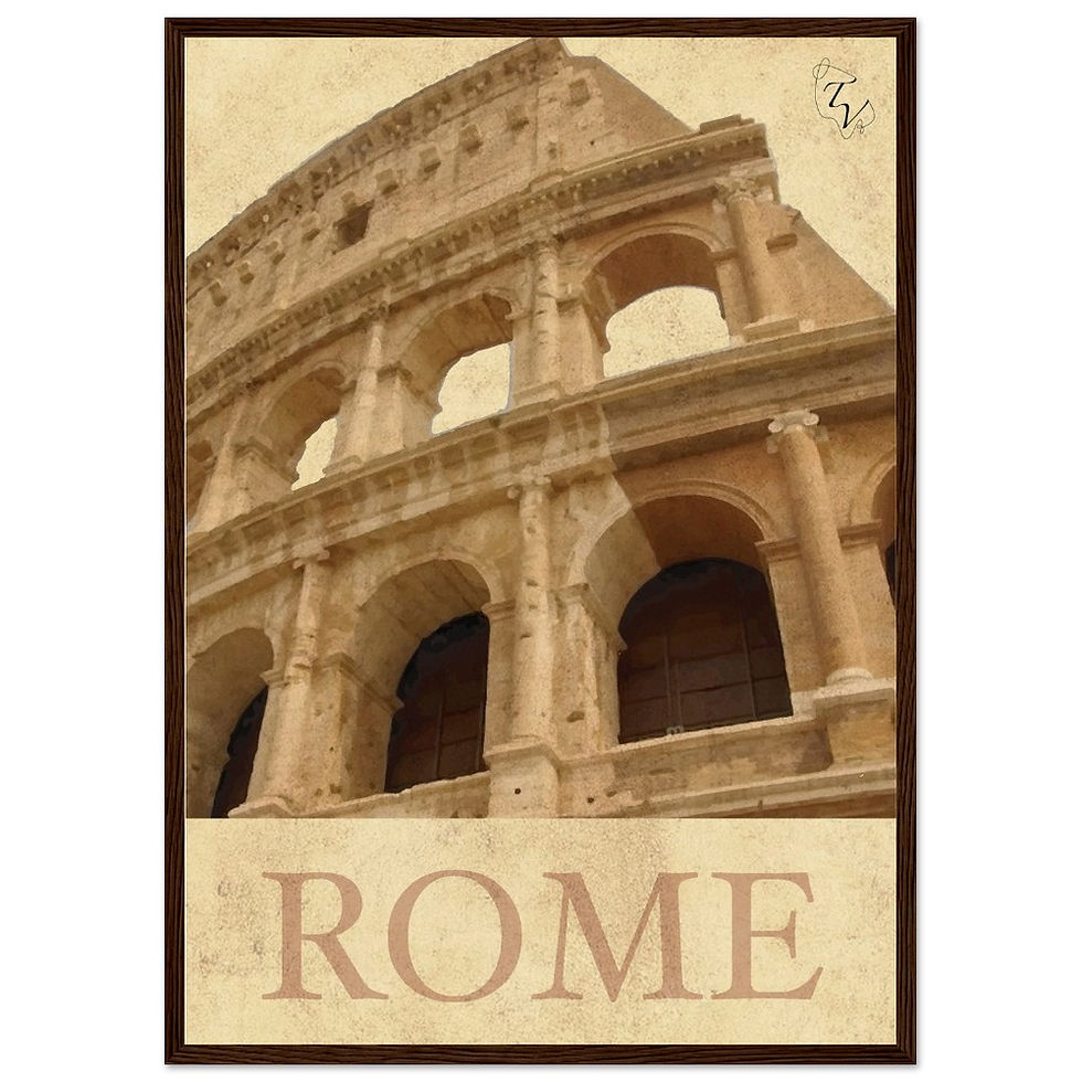 Thumbnail: Rome Travel Poster