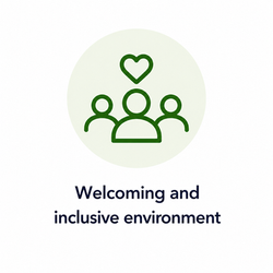 Welcoming and inclusive environment