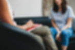 lady talking to therapist