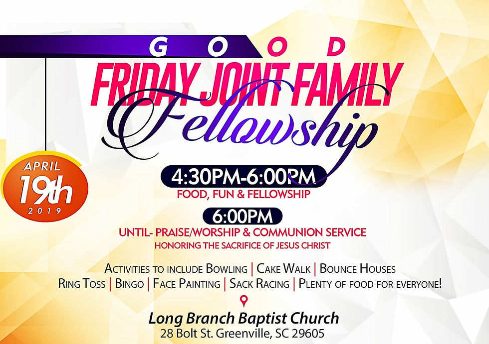 Good Friday Joint Family Fellowship