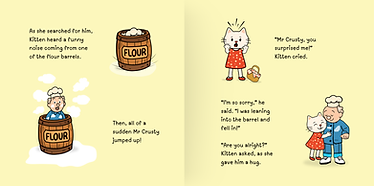 Inside of childrens book