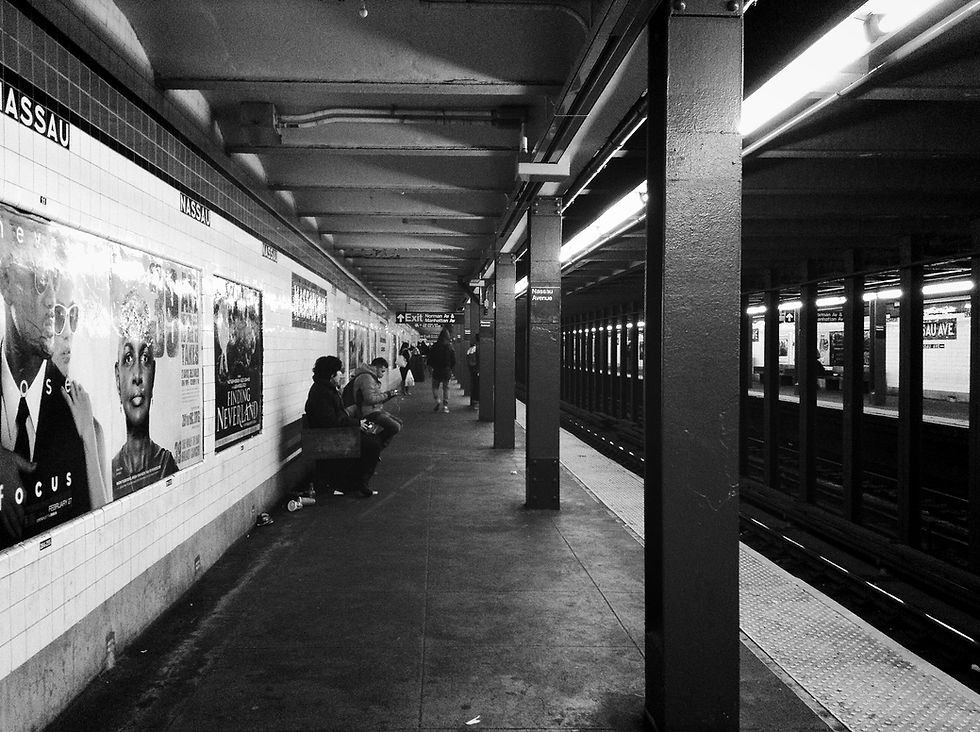 Vue du quai du métro