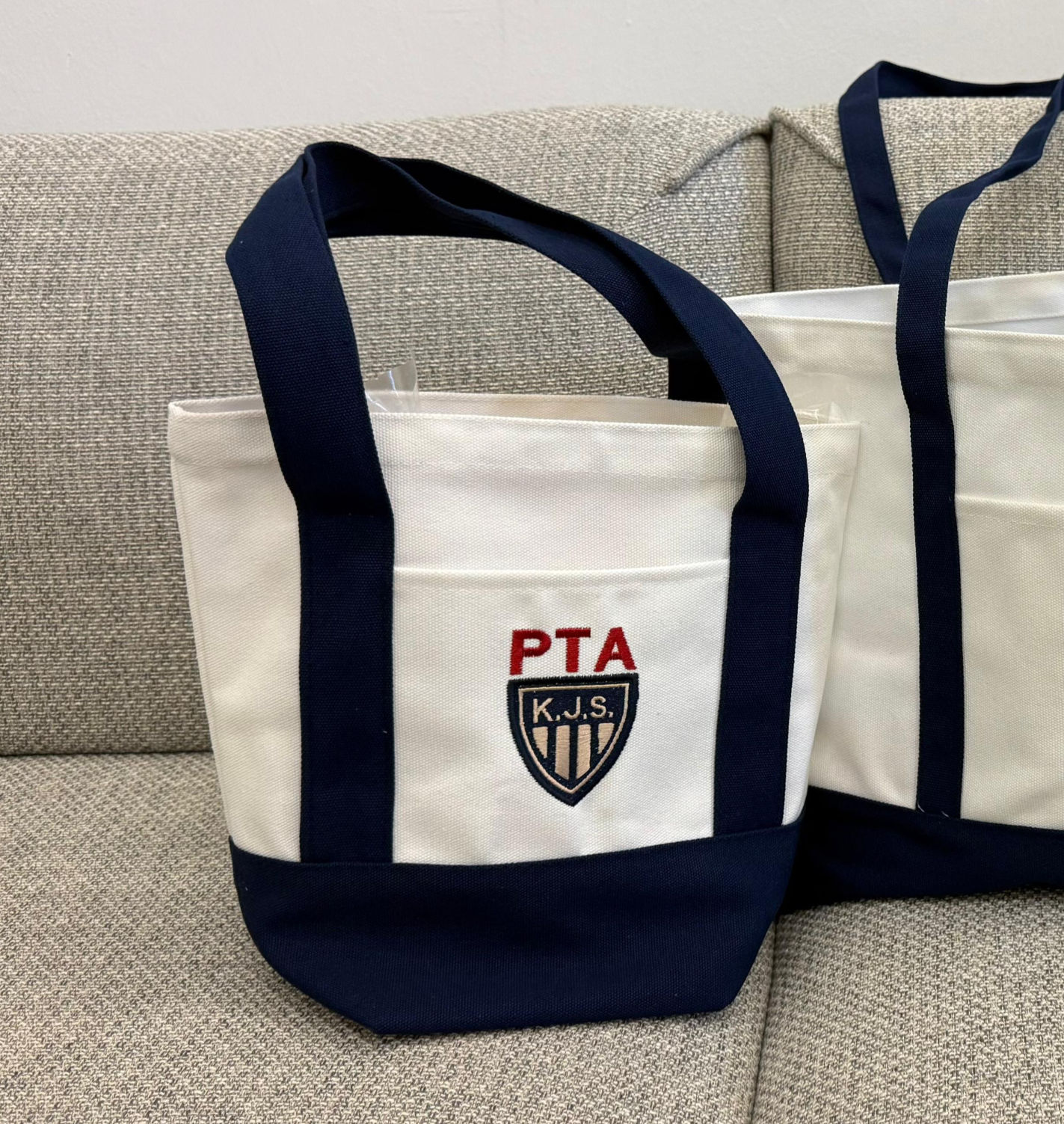 Reuseable Small Canvas PTA tote bag