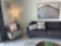 custom designed pillows in a living space area
