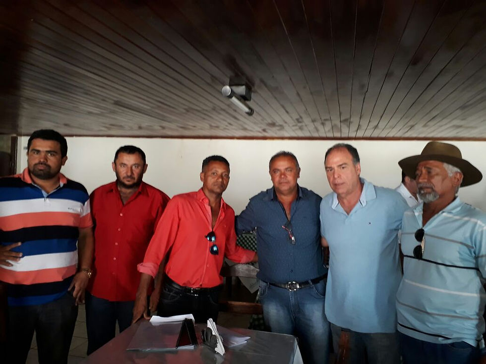 Foto: Ivamiro, Marcírio, Zezé, Edmilson, Senador Bezerra Coelho e Cícero Sampaio (crédito: João Avelanger)