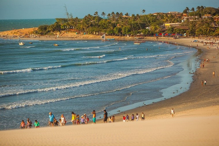 Foto: praias do Nordeste (crédito: Portal Brasil)