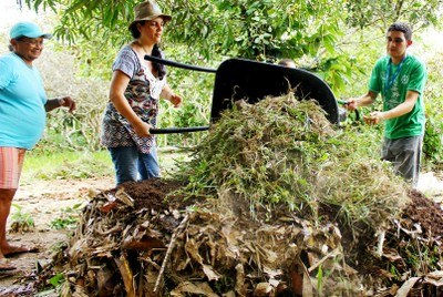 Foto: compostagem (crédito: internet)