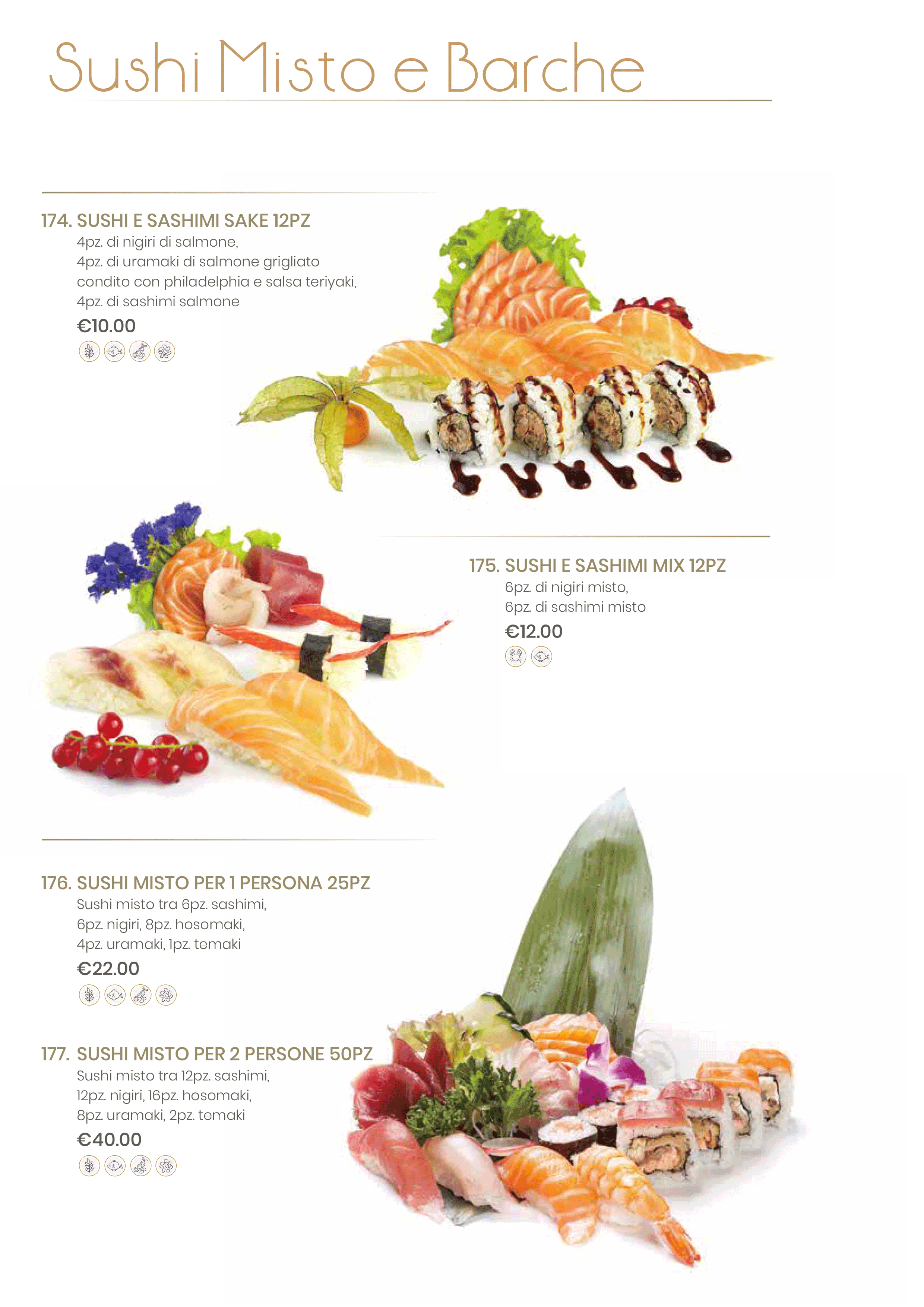 Menu Cena Bonifacio | INARI