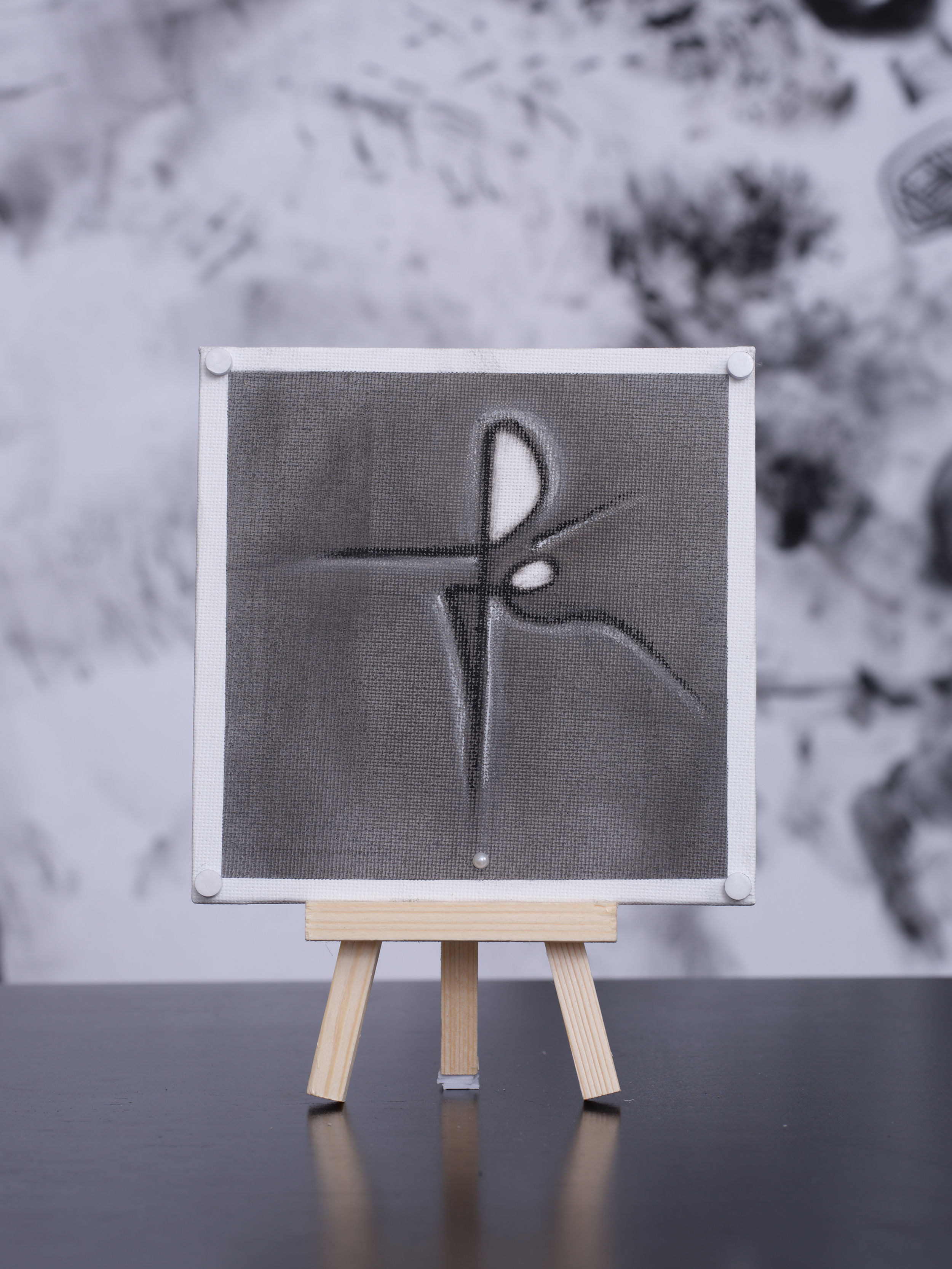 Life in a Single Line Charcoal Artwork | SCB Creations