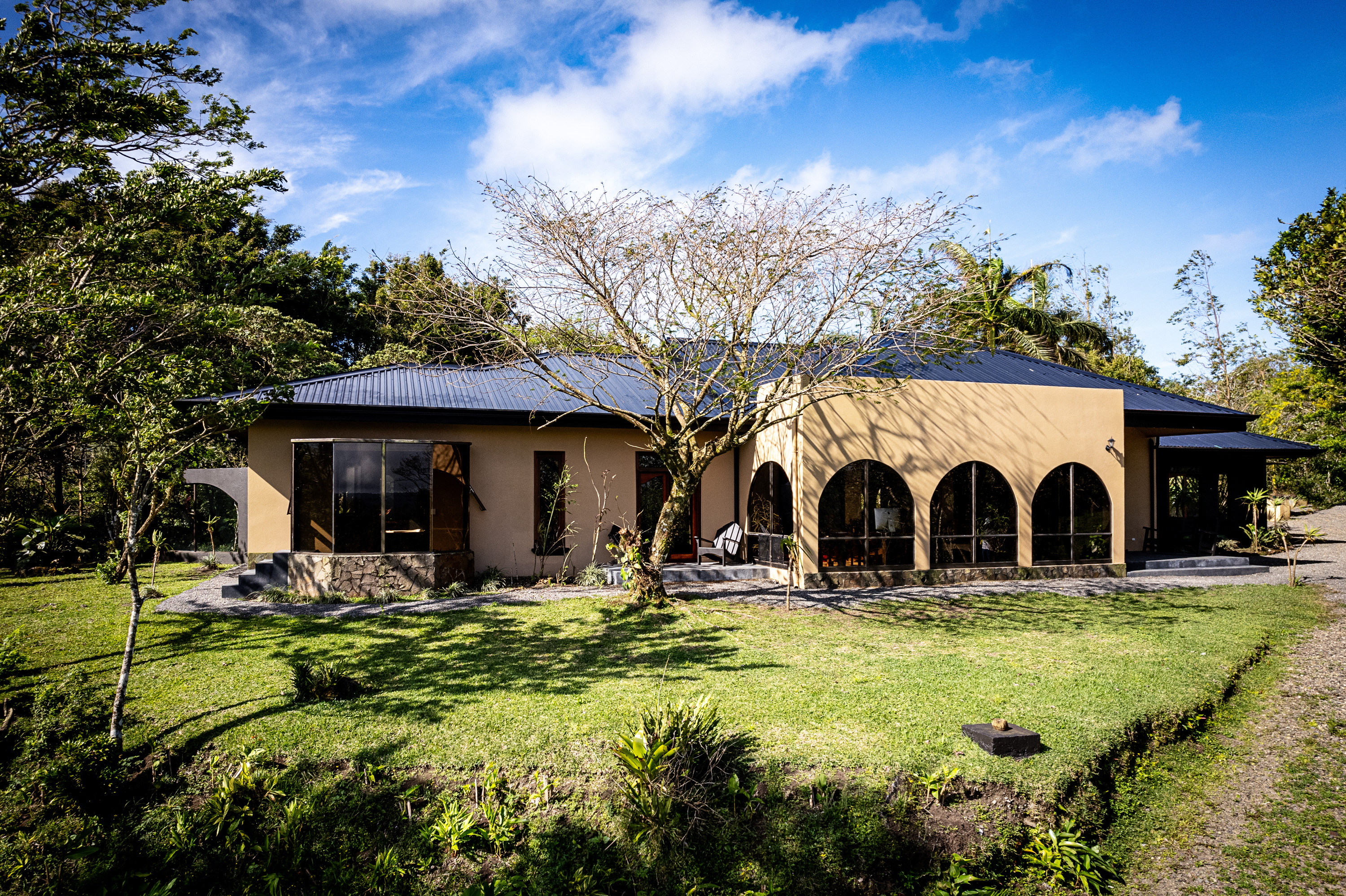 Spacious Arenal View Home with Cabins, Pavilion & Nature Trails 