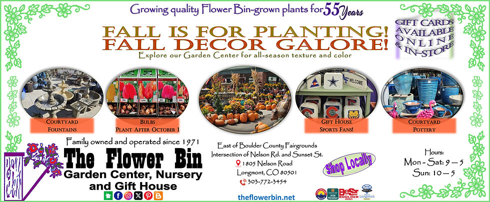 The Flower Bin in Longmont