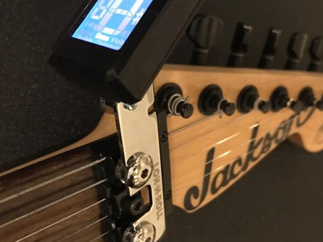 Get the perfect tune with Lok-N-Roll's locking nut mounted tuner