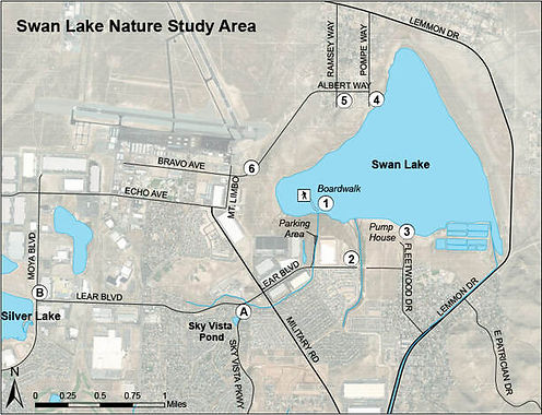 Swan Lake Nature Study Area Map
