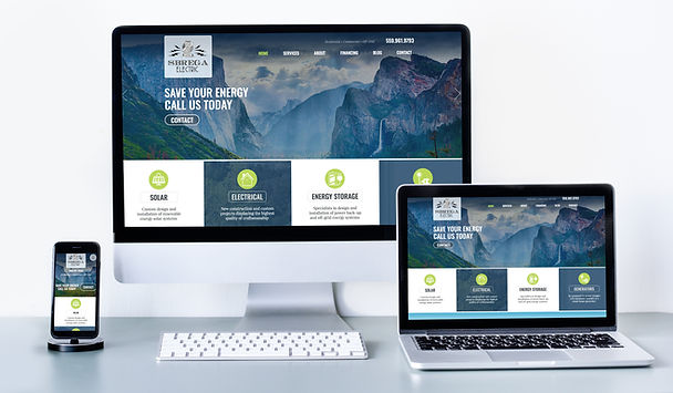 Solar Company Web Designer - Website Design for Sbrega Electric in California