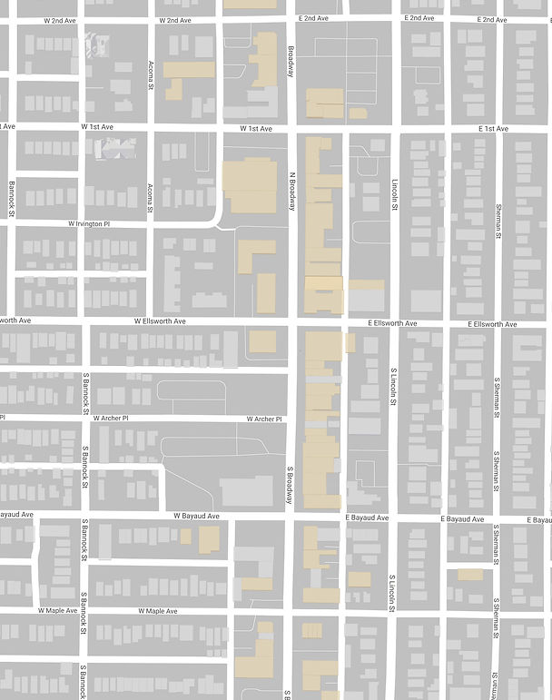 Clean Google Maps without Landmarks