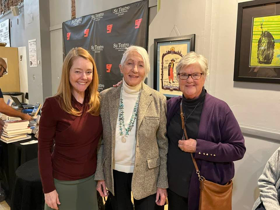 Su Teatro in Denver presented Stories on Stage which featured readings from three of Sandra Dallas' books