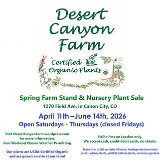 Desert Canyon Farm in Canon City