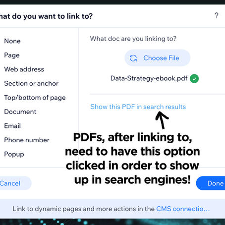 Wix Websites - Allowing Indexing of PDFs