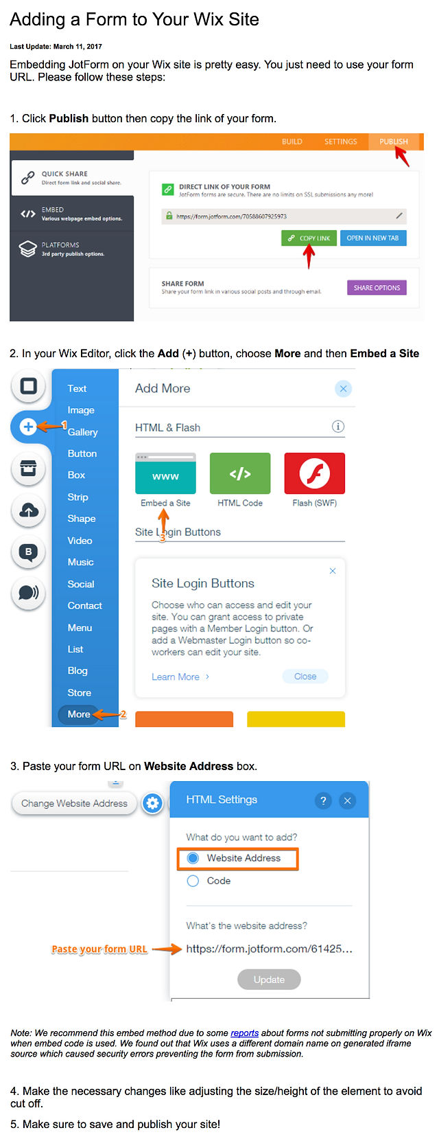 Wix Designer Tip – JotForm getting cut off in Wix?