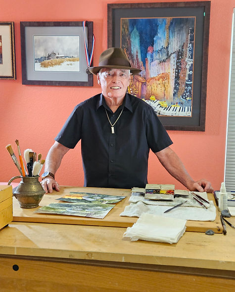 Private Watercolor Lessons with Dennis Pendleton - in his Lowry Studio in Denver