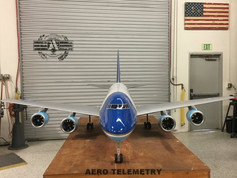 Aero Telemetry designed Air Force One. 1/18th scale flyable 747 model.