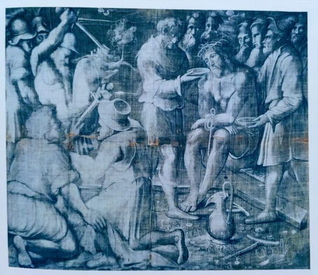 The art of saving and the Holy art: the Cloths of the Passion in Blue of Genoa