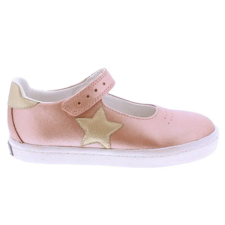 Footmates STELLA - Pink/Gold Leather