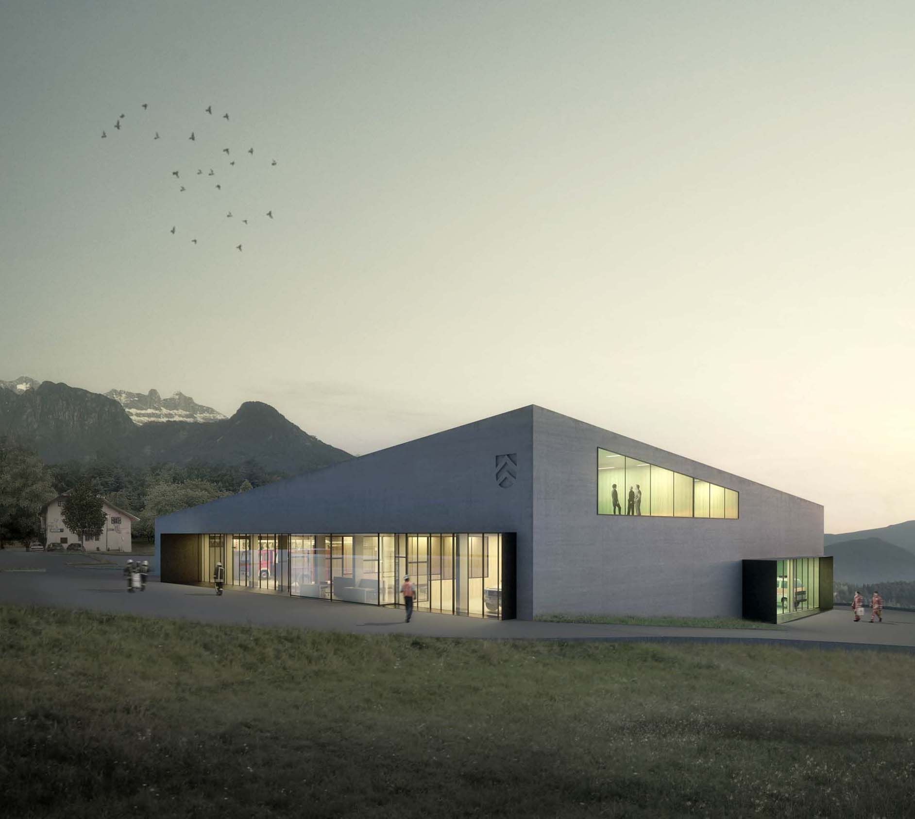 Wettbewerb Zivilschutzzentrum Ritten