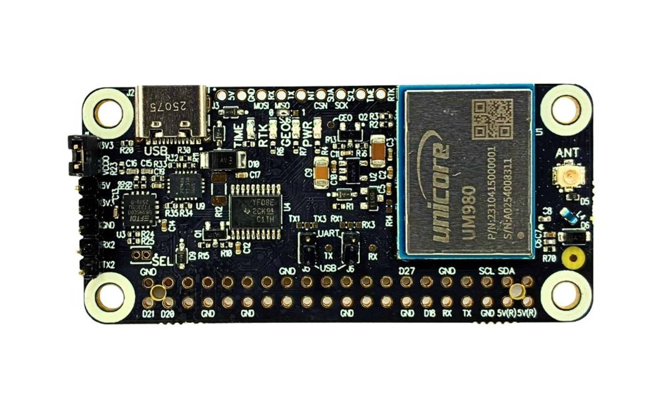 UM980 RTK GNSS Raspberry PI HAT