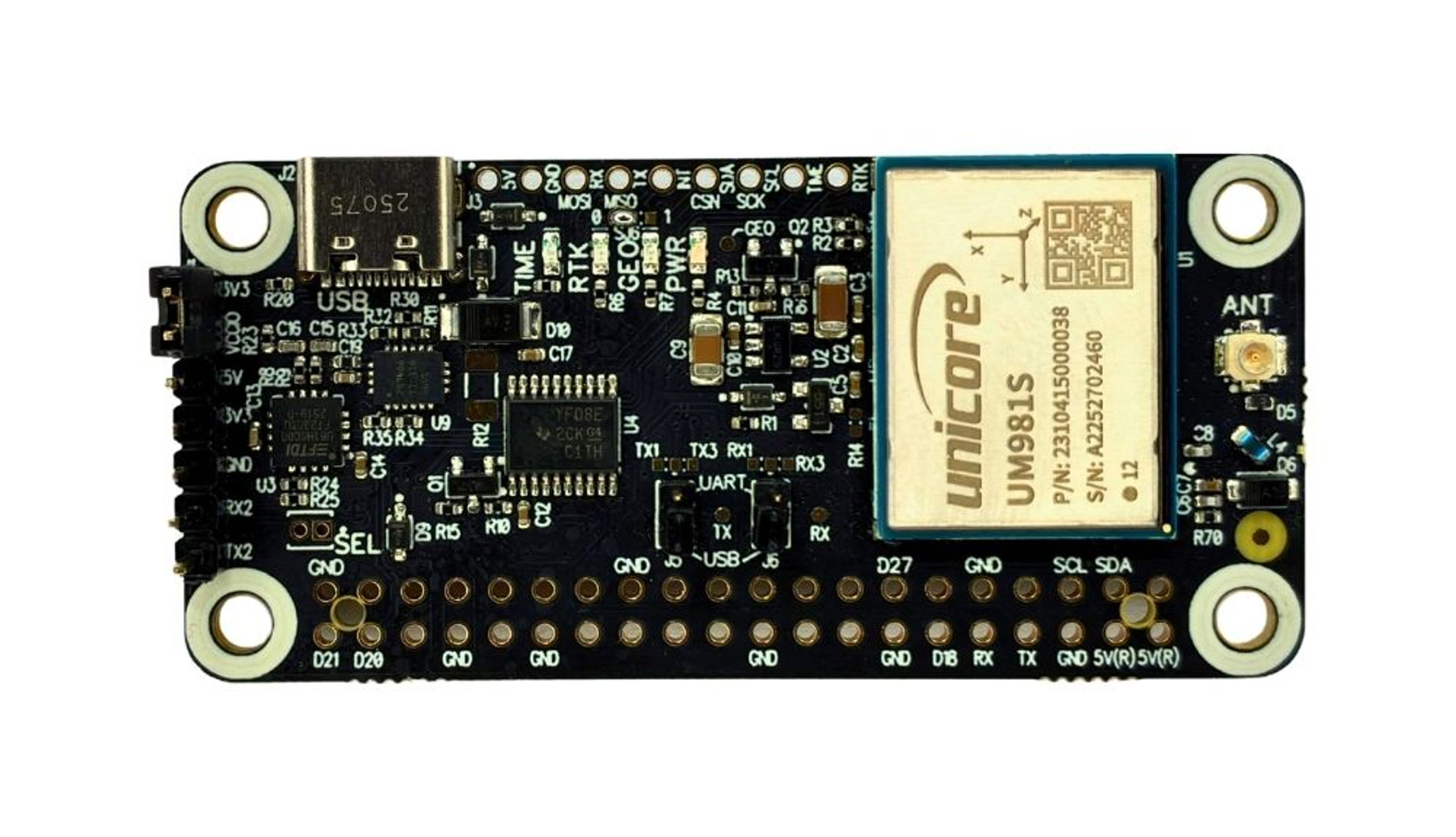 UM981 RTK GNSS Raspberry PI HAT