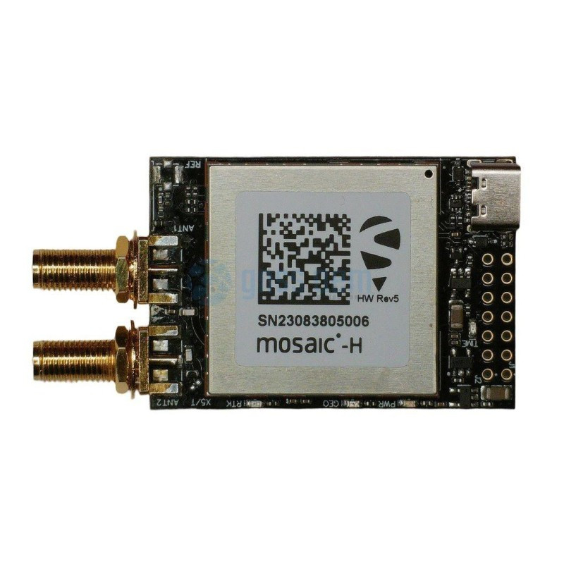 Mosaic-h RTK GNSS Dual-channel Incase Pin Receiver Board W/ Usb-c