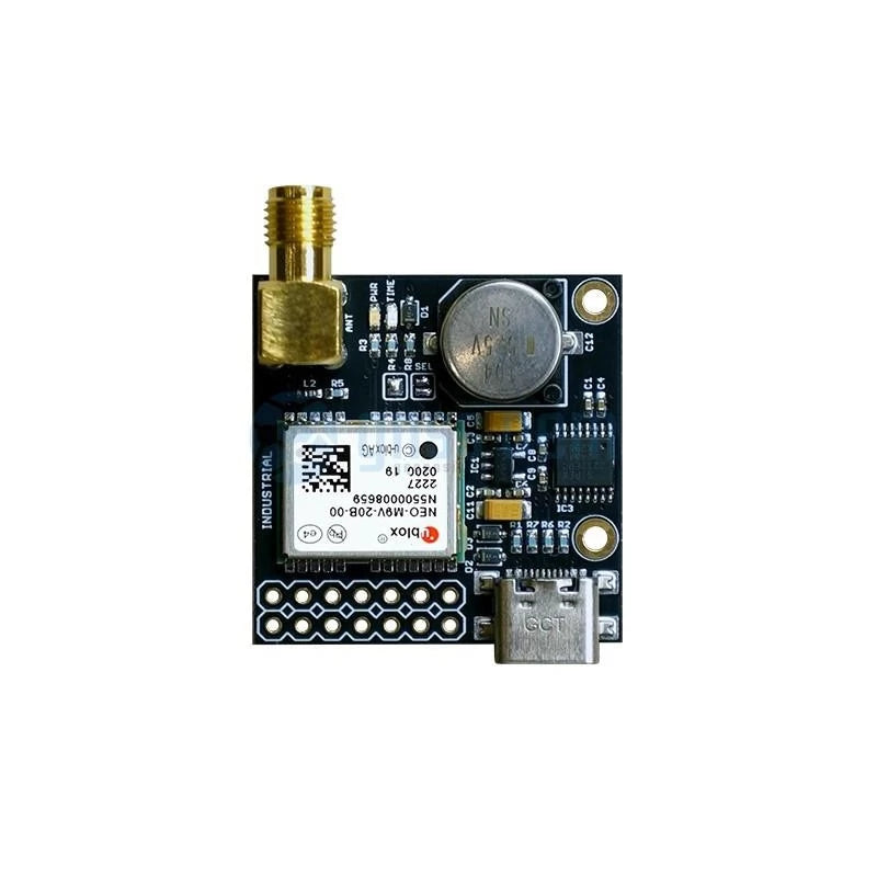 NEO-M9V RS232 Industrial GNSS UDR/ADR Module w/ SMA