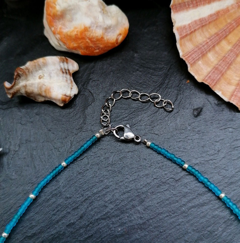 Thumbnail: Choker pretty blue