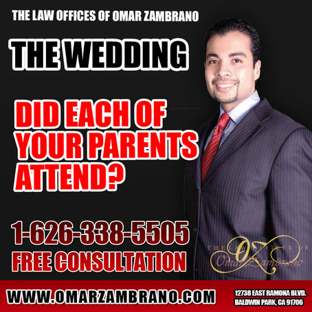 The Wedding - Did Each of Your Parents Attend?