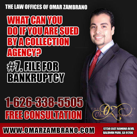 #7 - What can you do if you are sued by a collection agency?