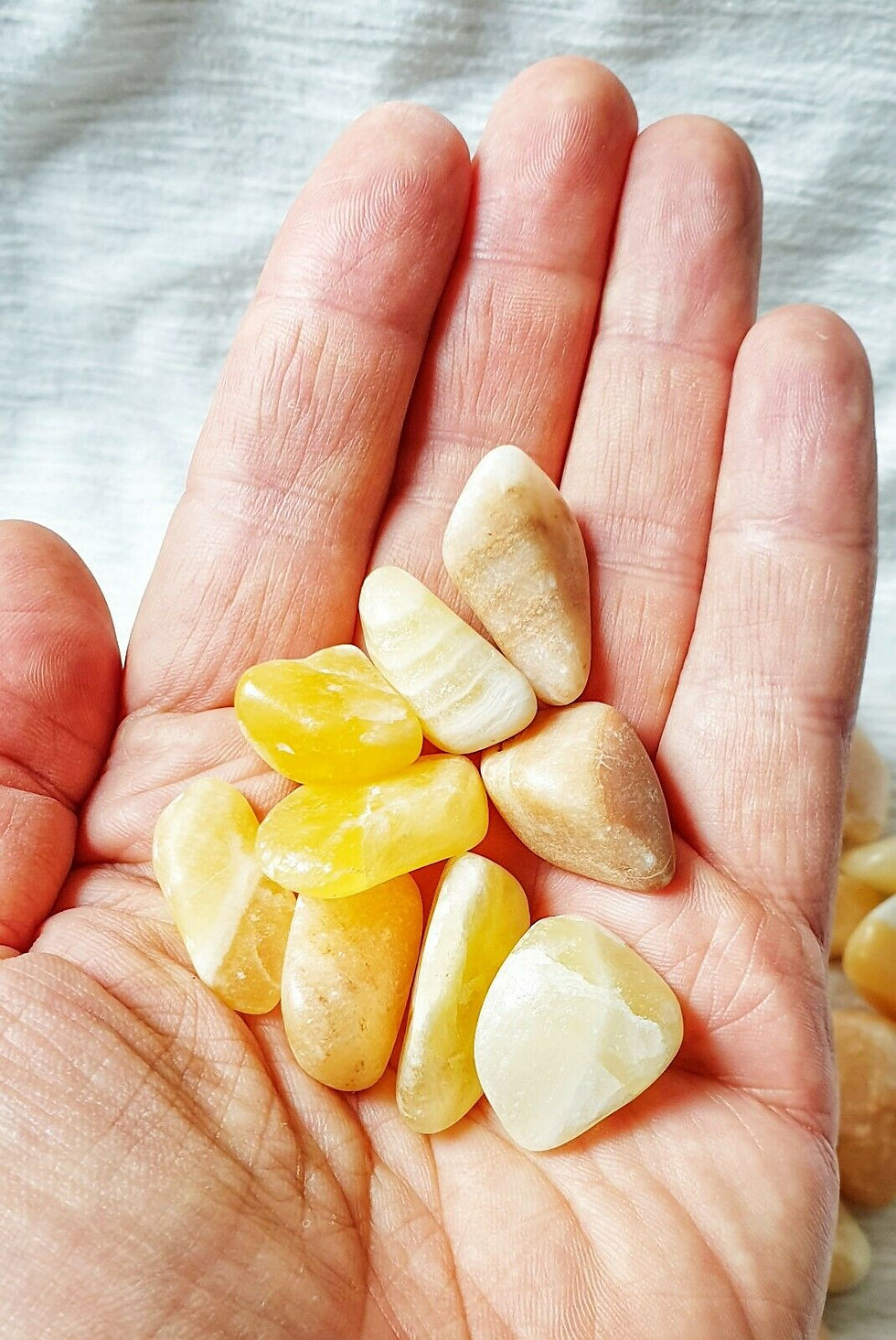 Thumbnail: orange calcite worry stone