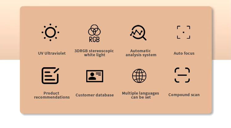 Thumbnail: HelinaLux Professional 3D Skin Analysis Scanner UV Smart Mirror Machine
