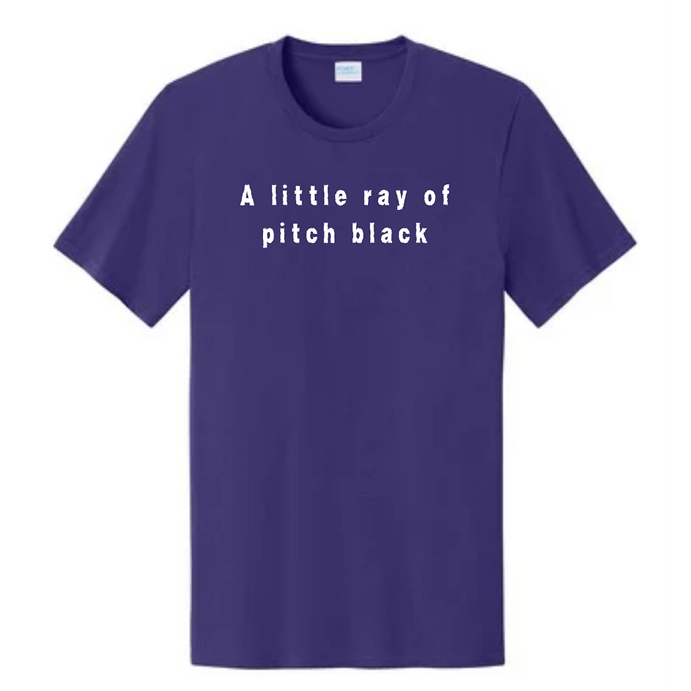 Thumbnail: A little ray of pitch black - Unisex T-Shirt
