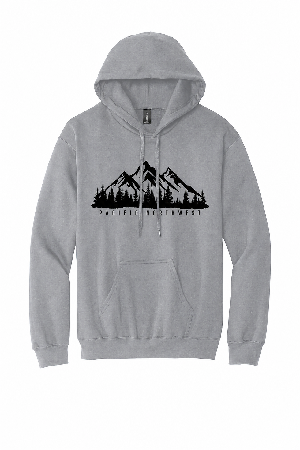 Thumbnail: Pacific Northwest Mountains - Unisex Hooded Sweatshirt