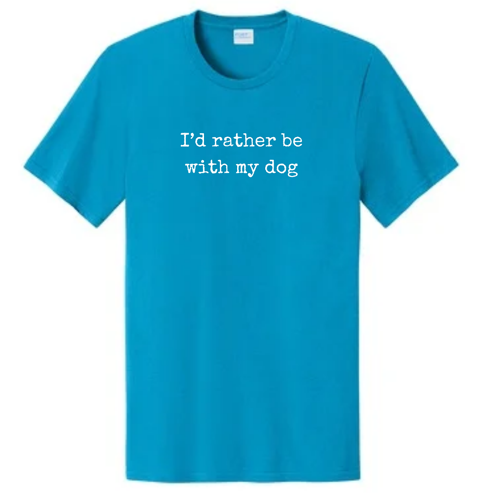Thumbnail: I'd rather be with my dog - Unisex T-Shirt