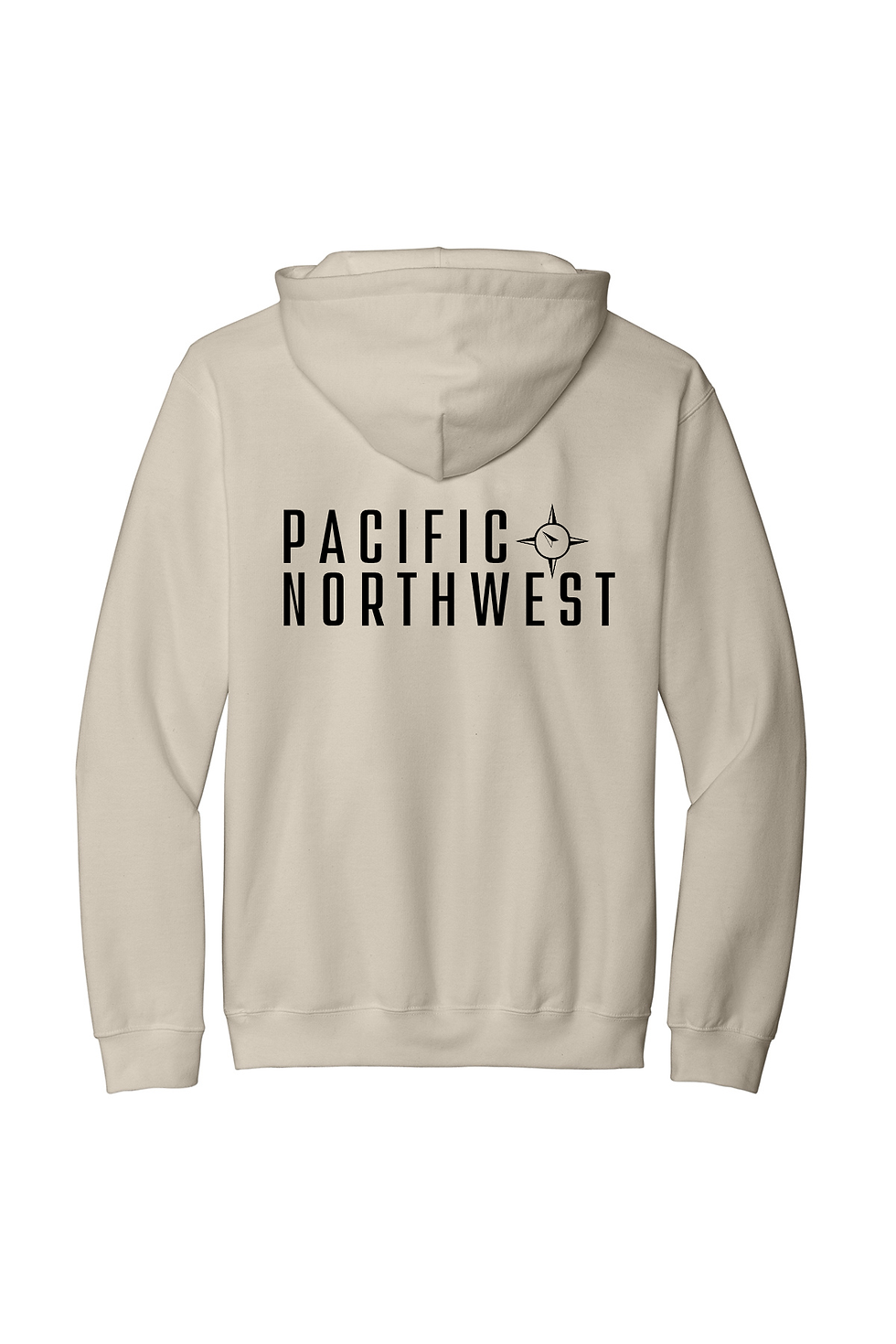 Thumbnail: Pacific Northwest Mountains Compass - Unisex Hooded Sweatshirt
