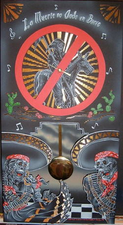 Dia de los Muertos Clock
