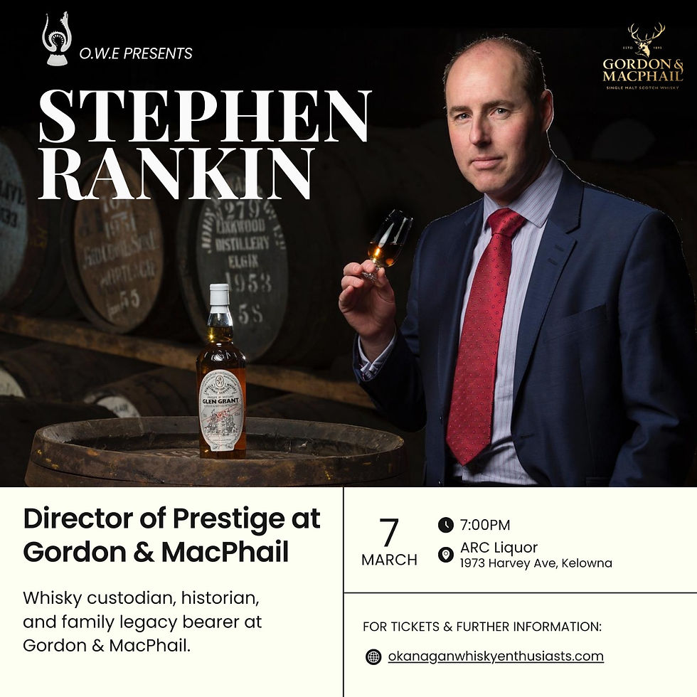 An Evening with Stephen Rankin; Gordon & MacPhails's Director of Prestige
