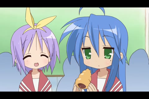 らき すた 1話 つっぱしる女