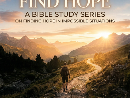 A post series on finding hope in adversity