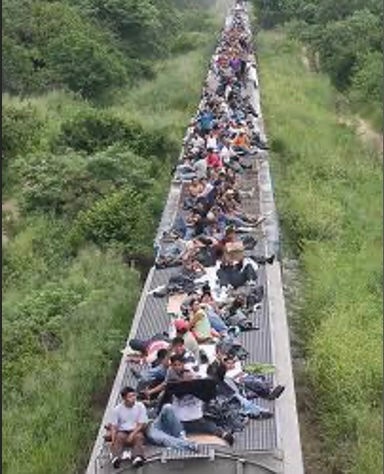 Top View of the Tren de la Muerte.