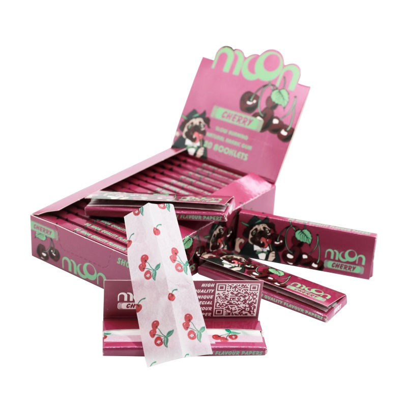 Thumbnail: 20 Packs Cherry Flavor Short Size 70mm Wood Rolling Paper
