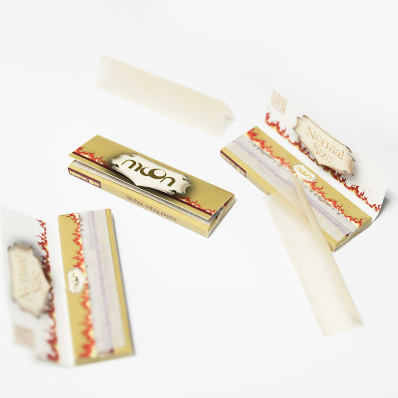 Thumbnail: 50 Packs Classic Flame Short Size Unbleached Rolling Paper